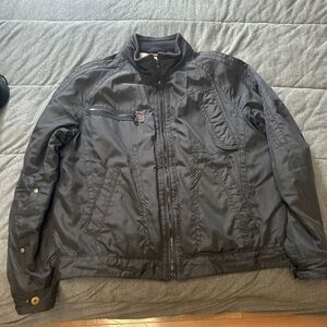DKNY Men's Black Bomber Jacket